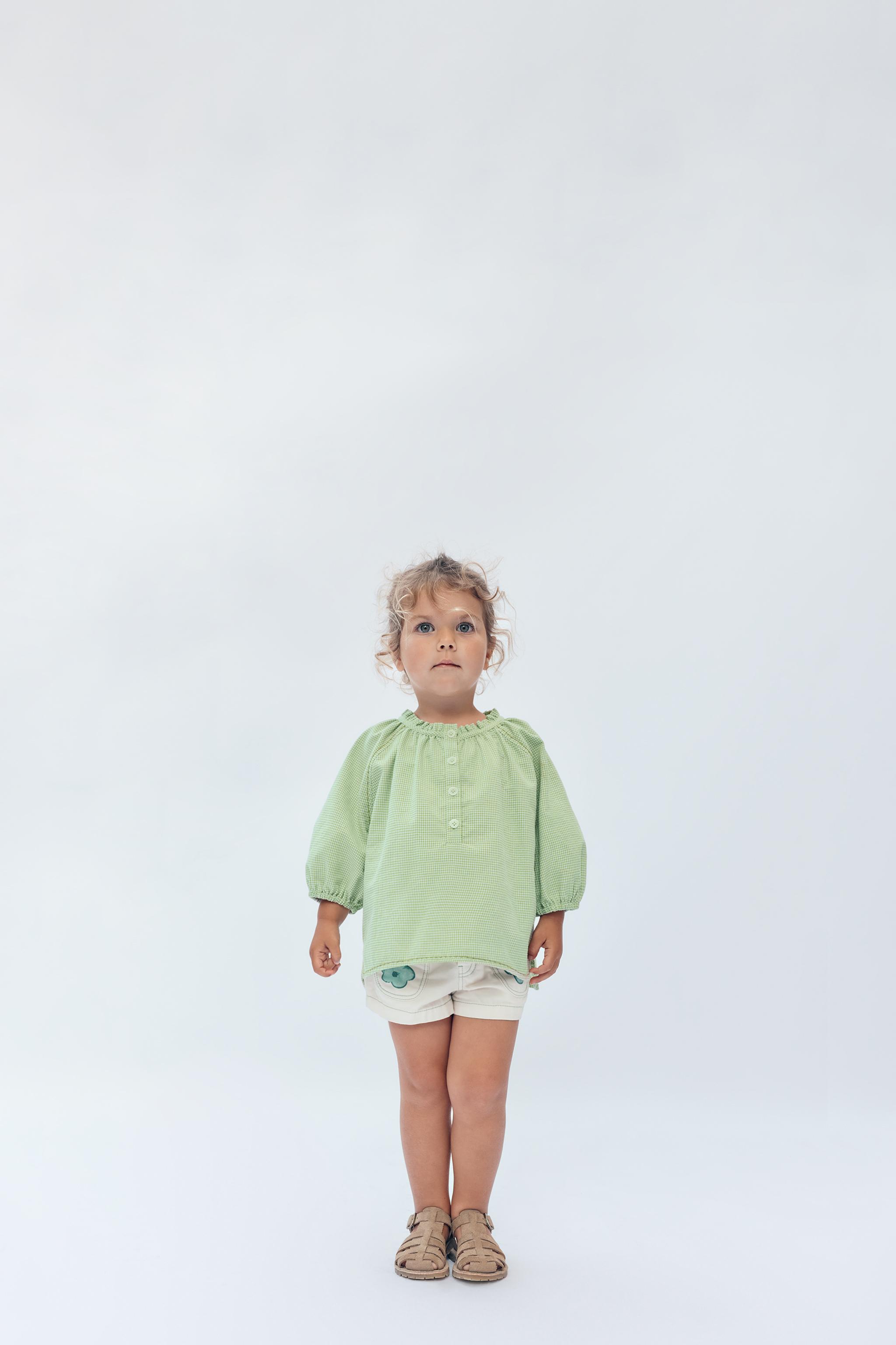 2-14 YEARS/ LIMITED EDITION FLORAL TOPSTITCHED SHORTS